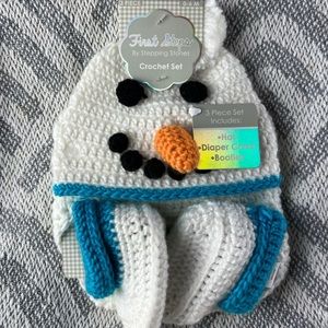 First Steps Snowman Crochet Set